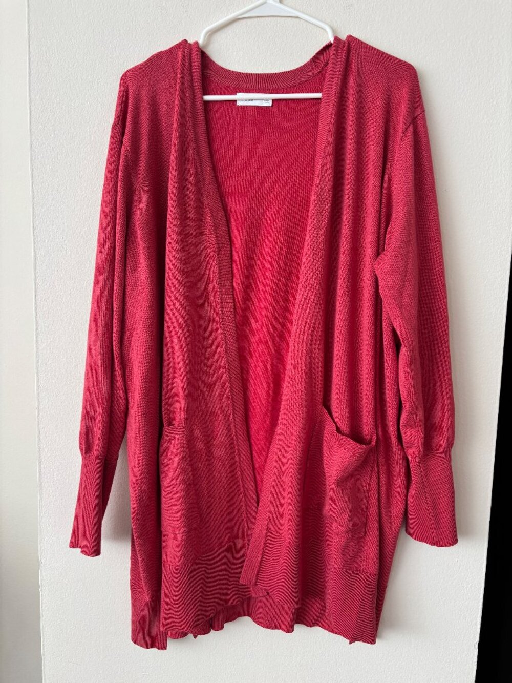 Nine West Pink Long Sleeve Cardigan Size 3X